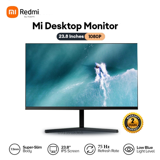 Màn hình Xiaomi Redmi V24FAB-RA 23.8"  FullHD VA 75Hz thiết kế mỏng, tràn viền