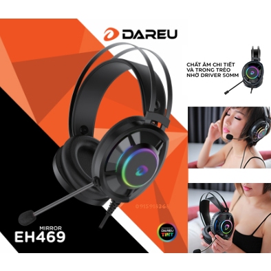 Tai nghe DAREU EH469 RGB có Mic
