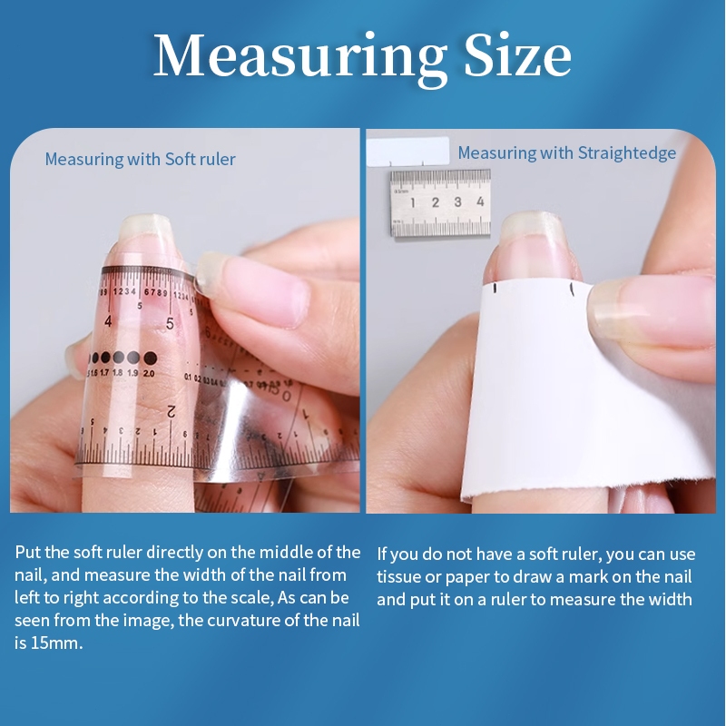 BORN PRETTY Móng Úp 300pcs Móng Úp Móng Nối Móng Tay Giả Hình Bán Nguyệt Dạng Ấn Chuyên Dùng Cho Nối Dài Móng | BigBuy360 - bigbuy360.vn