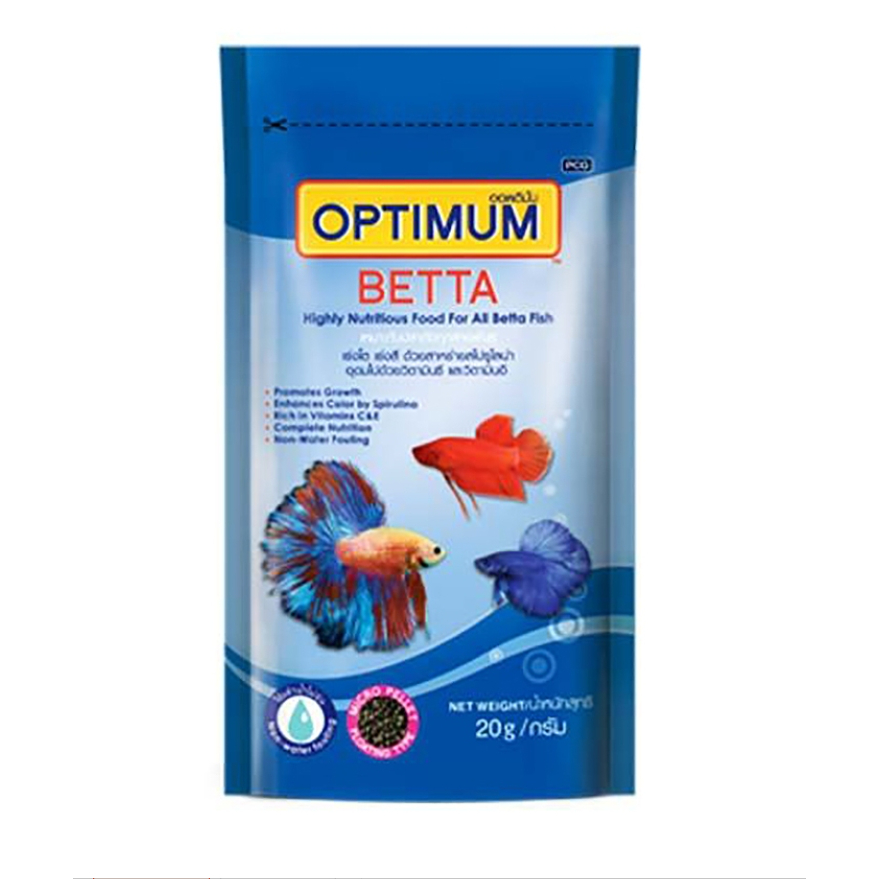 Thức ăn dành cho cá Betta Optimum gói 20g