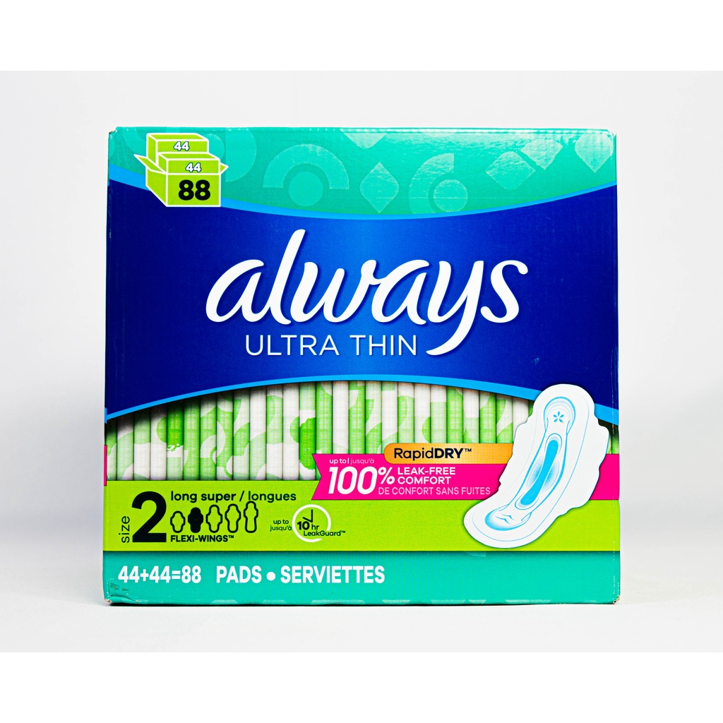 BĂNG VỆ SINH ALWAYS ULTRA THIN (44 MIẾNG) - Size 2