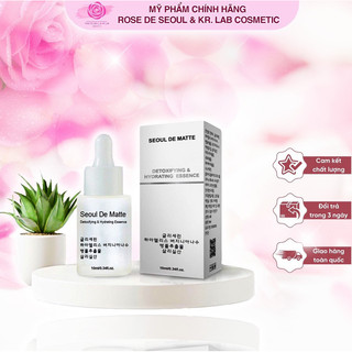 Thải độc seoul de matte hạn 2026 tẩy da chết hoá học và cấp nước ban đêm rose de seoul