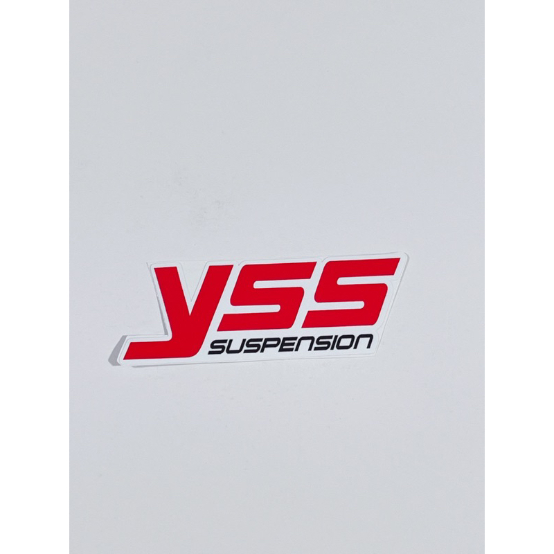 Tem dán chữ Yss in chìm dán trang trí xe máy, laptop…có sẵn keo