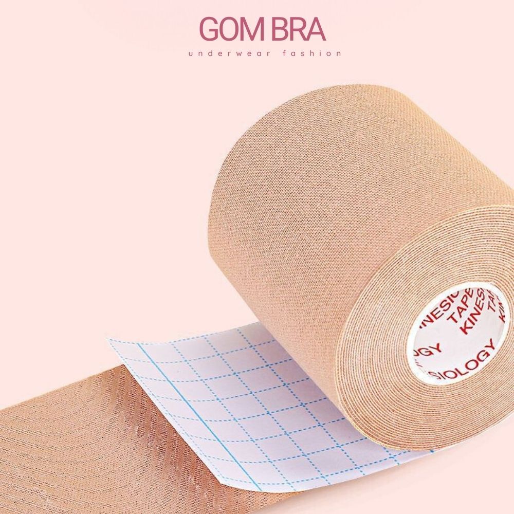 Miếng dán nâng ngực cho nữ GOM BRA, cuộn dán ngực vô hình,  tiện dụng tạo được nhiều kiểu nâng ngực đa năng - SA-144