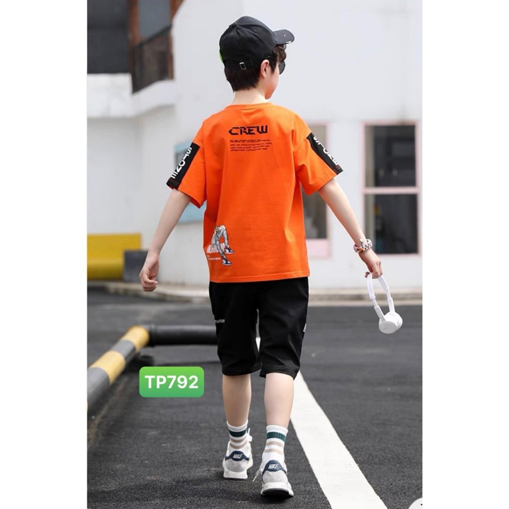 Set Bộ Quần Áo, Bộ quần áo cho bé trai thun 100% cotton, co giãn 4 chiều hãng DOLLARKIDS Từ 10Kg Đến 44kg