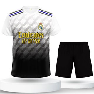 Bộ quần áo bóng đá, áo đá bóng Real Ma Rit, thun lạnh cao cấp, Long Thanh Sport