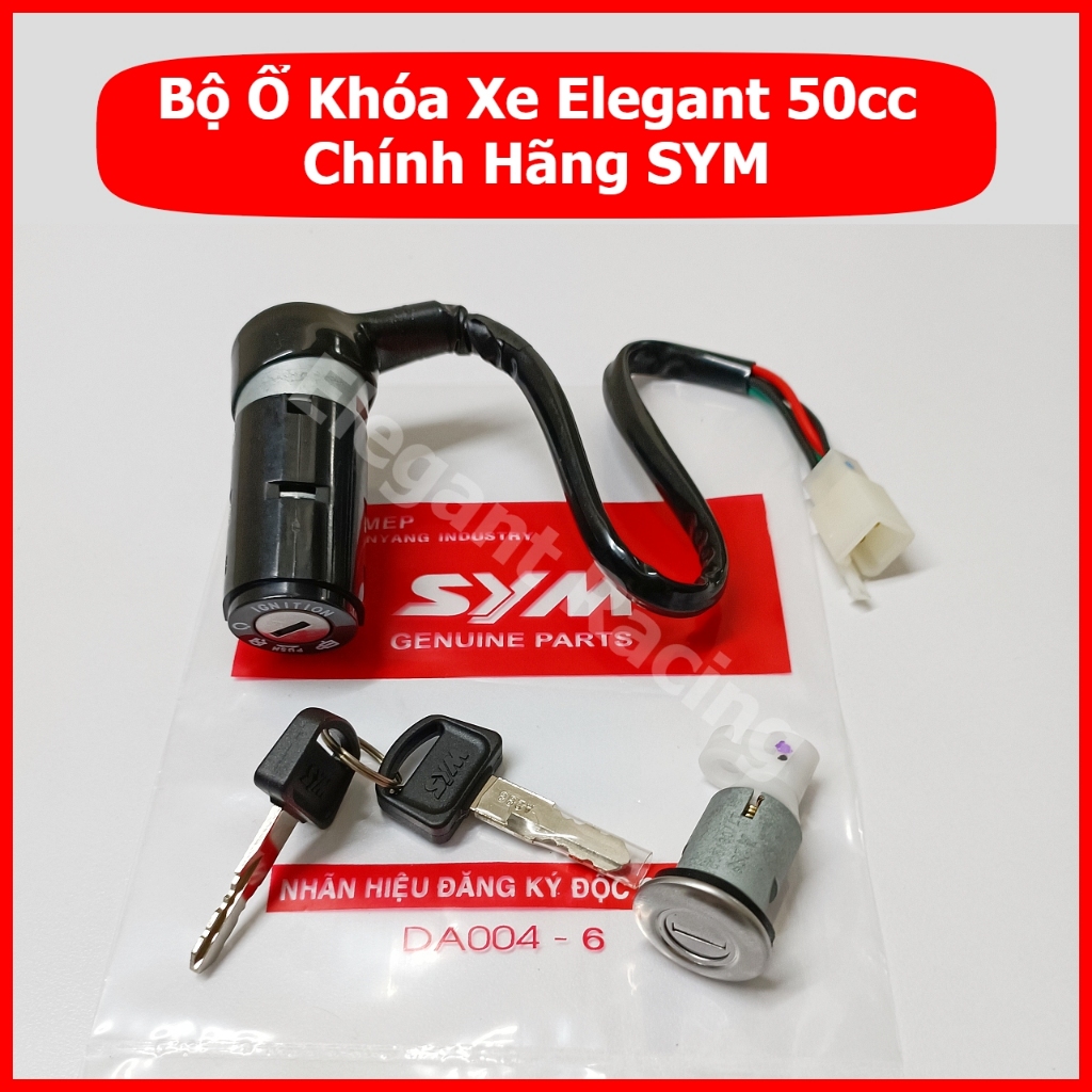 Ổ Khóa Xe Elegant 50cc Chính Hãng SYM