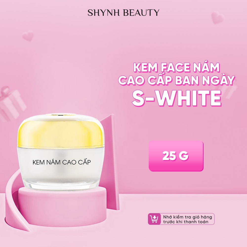 Kem Face Nám Cao Cấp Ban Ngày S-White ngăn ngừa Nám, tăng cường dưỡng trắng da 25gr