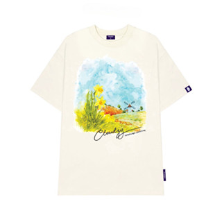 [ Hỏa tốc  ] Áo thun nữ nam unisex tay lỡ local brand form rộng oversize cotton CLOUDZY LANDSCAPE - Resells By JustBU