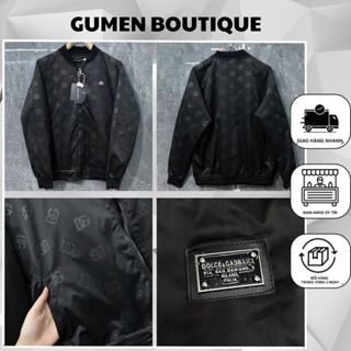 Áo Bomber Nam Họa Tiết DG Quanh Áo Kiểu Cach Mới SẴN SHIP
