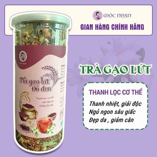 Trà gạo lứt huyết hồng đậu đen thanh nhiệt mát gan hỗ trợ giảm cân cải thiện giấc ngủ - Mộc Nhan