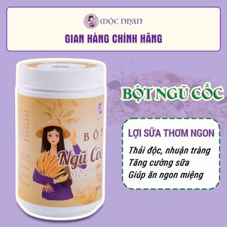 Bột ngũ cốc cho mẹ sau sinh Mộc Nhan lợi sữa thơm ít ngọt dễ uống - Hộp 500gr