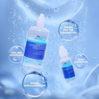 1 Chai Nước Ngâm Lens Vệ Sinh Làm Mới Kính áp Tròng 60ml Hoặc 120ml Hoặc 360ml