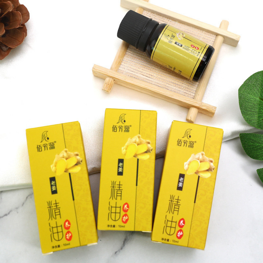 Tinh dầu gừng massage nguyên chất từ thiên nhiên dung tích 10ml chính hãng Masaji