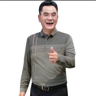 Áo Thun Dài Tay Nam Trung Niên Trunng Tuổi Chất Đẹp Tặng Bố
