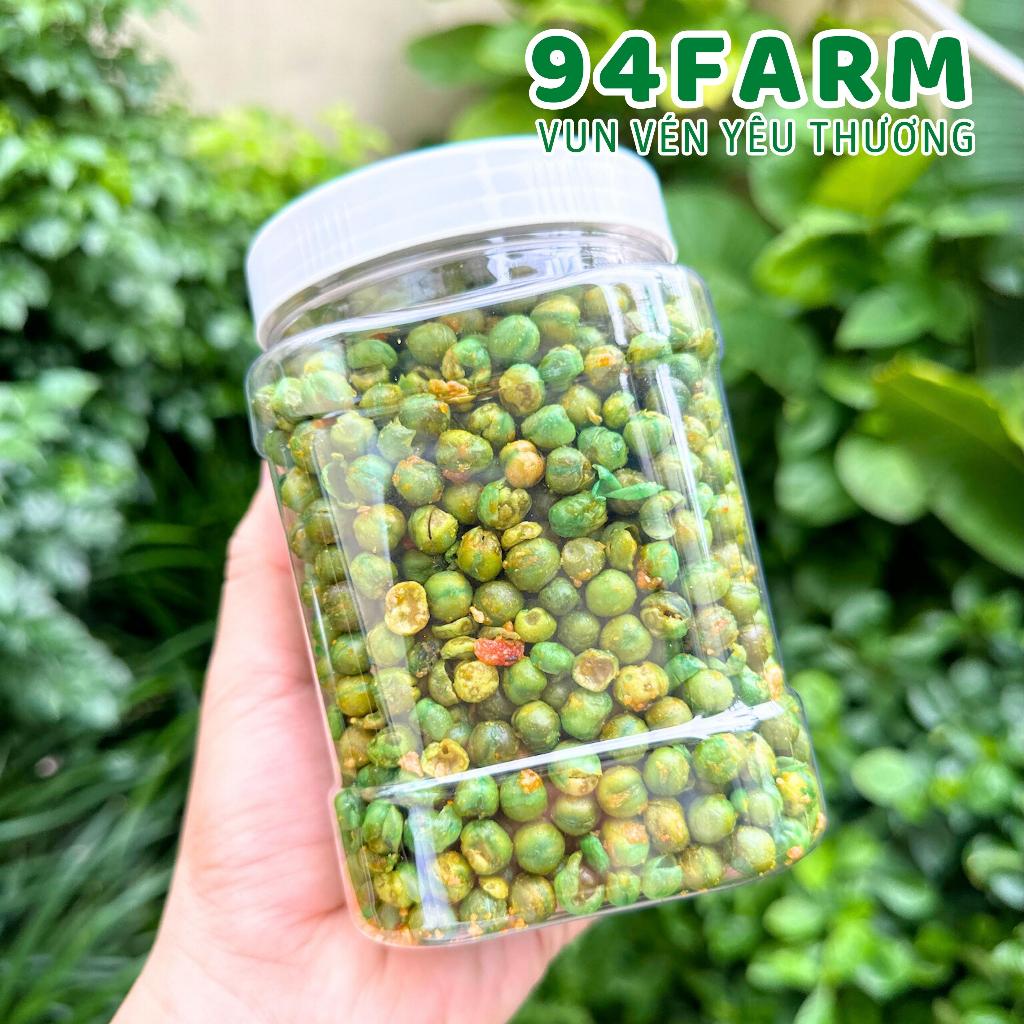 Đậu Hoà Lan Tỏi Ớt Hũ 450 gam 94Farm Thơm thơm Giòn giòn Ăn siêu cuốn
