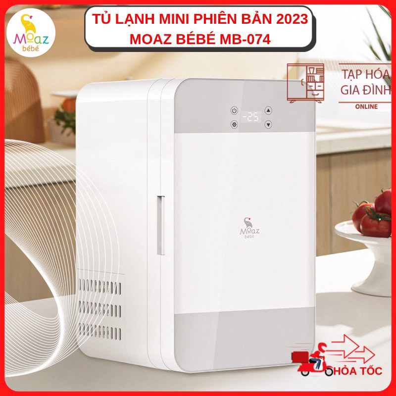 Tủ lạnh mini phiên bản 2023 moaz bébé moaz bebe mb074 dung tích 23L bảo hành chính hãng 12 tháng