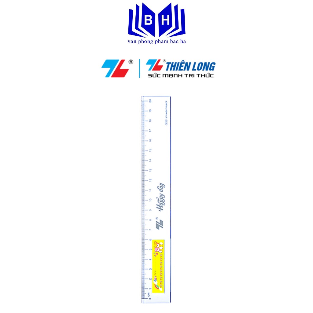 Thước Thẳng 20cm Thiên Long SR-02 - Màu Ngẫu nhiên
