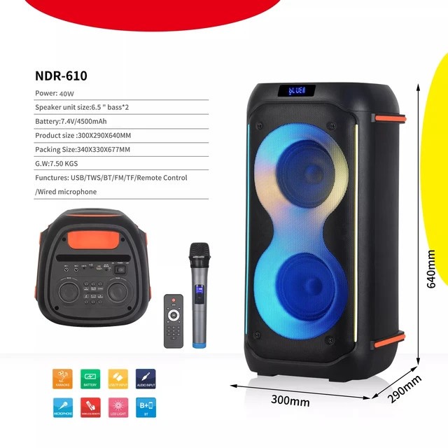 Loa Bluetooth Karaoke NDR-810.