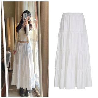  Chân váy midi xoè chất voan tơ thiết kế 4 tầng bồng bềnh Lily Skirt
