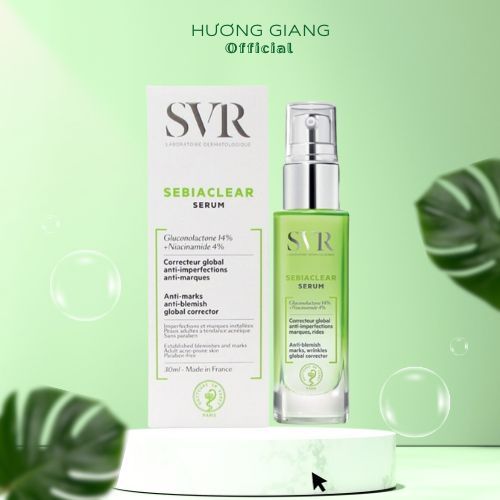 Serum SVR Sebiaclear Giảm Mụn, Mờ Thâm, Sáng Da Mẫu Mới Nhất
