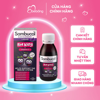 Siro Sambucol Anh giúp bé tăng sức đề kháng 20ml và 120ml