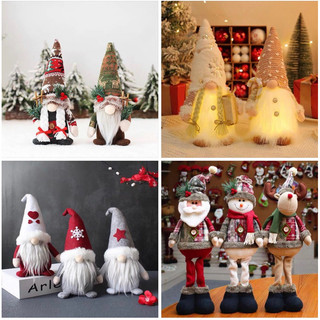 Người tuyết trang trí Giáng Sinh, thần lùn nole dày dặn, phụ kiện trang trí noel