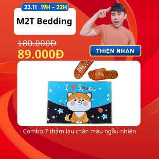  Combo 6 tấm thảm lau chân họa tiết ngẫu nhiên - thảm kích thước 40x60cm