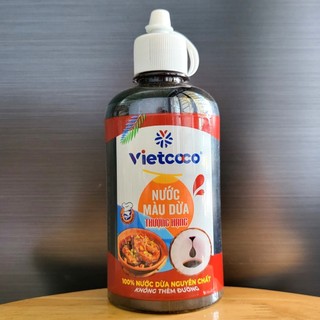 Vietcoco – chai 250ml - nước màu dừa thượng hạng / coconut caramel sauce