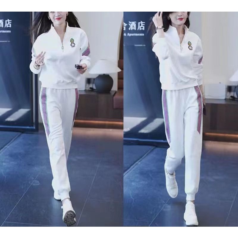 Bộ Đồ Thể Thao Nữ Dài Tay,Xuân Thu Trẻ Trung Năng Động,Phong Cách Hàn Quốc (Hàng Quảng Châu)