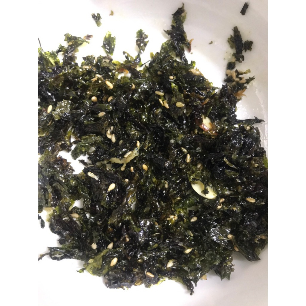 Rong biển vụn ăn liền trộn cơm cho bé vị hạnh nhân, rong vụn rắc cơm có hạnh nhân gói 40gr - nhập khẩu Hàn Quốc