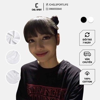 Áo thun Lisa Blackpink Stranger Things 100% cotton cao cấp [ẢNH THẬT]