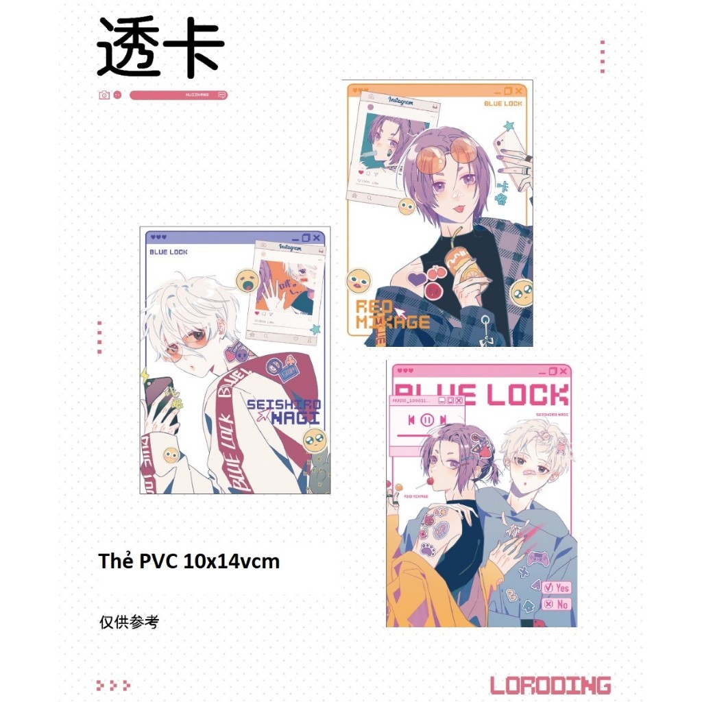 Bưu thiếp, pola, móc khóa Nagi Reo