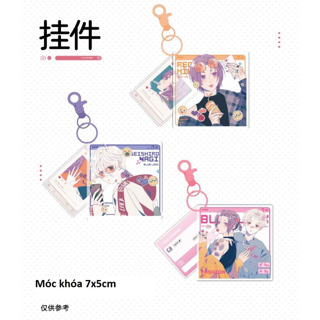 Bưu thiếp, pola, móc khóa Nagi Reo