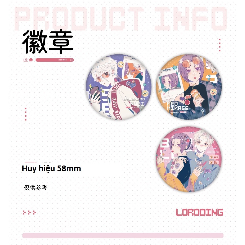 Bưu thiếp, pola, móc khóa Nagi Reo