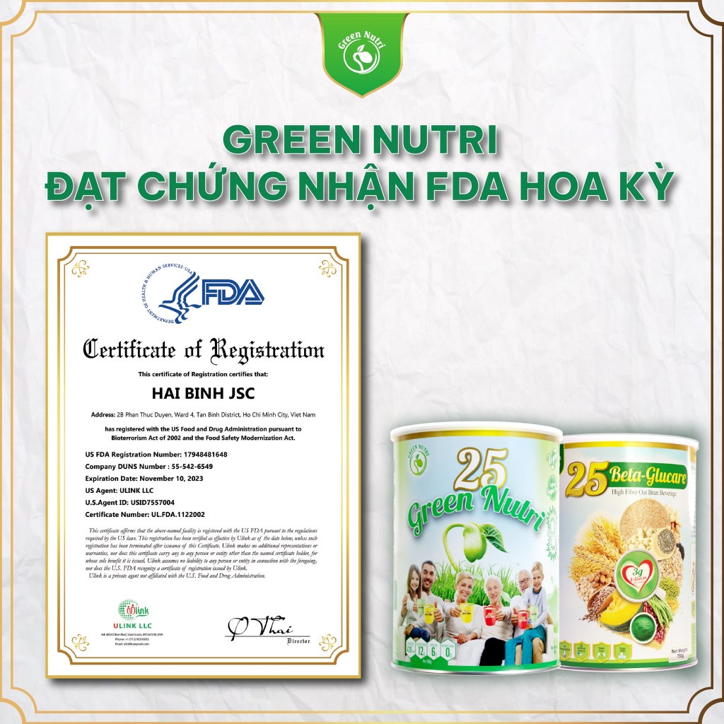 Sữa Hạt Ngũ Cốc 25 Green Nutri - Hộp 625gr/25 gói