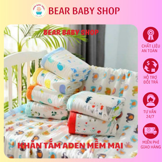 Khăn tắm xô nhăn 6 lớp mềm mại siêu thấm cho bé