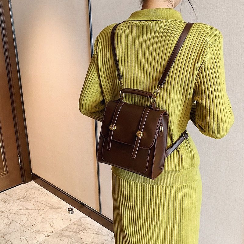 BALO MINI, balo vuông thời trang nữ, BALO ĐEO CHÉO VINTAGE CÁ TÍNH, balo da giá rẻ chất lượng cao