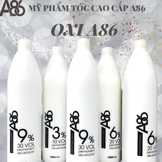Oxy trợ nhuộm a86 - oxy a86 - oxy nhuộm tóc - oxy bạc hà chống xót 1000ml