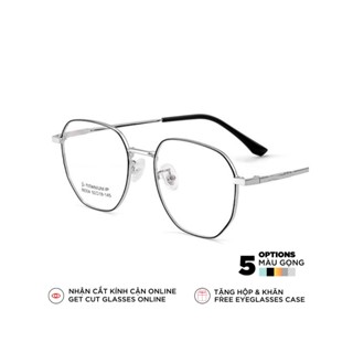 Gọng Kính Cận Dẻo Đa Giác Nam Nữ Glasses Chất Liệu Titanium Gọng Mảnh Siêu Nhẹ Thiết Kế sang Trọng MK99