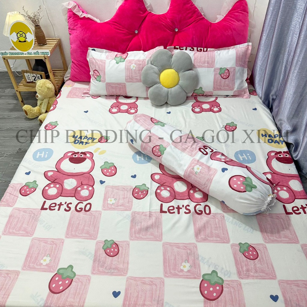 BỘ GA GỐI COTTON POLY 4 MÓN ĐỦ KÍCH THƯỚC