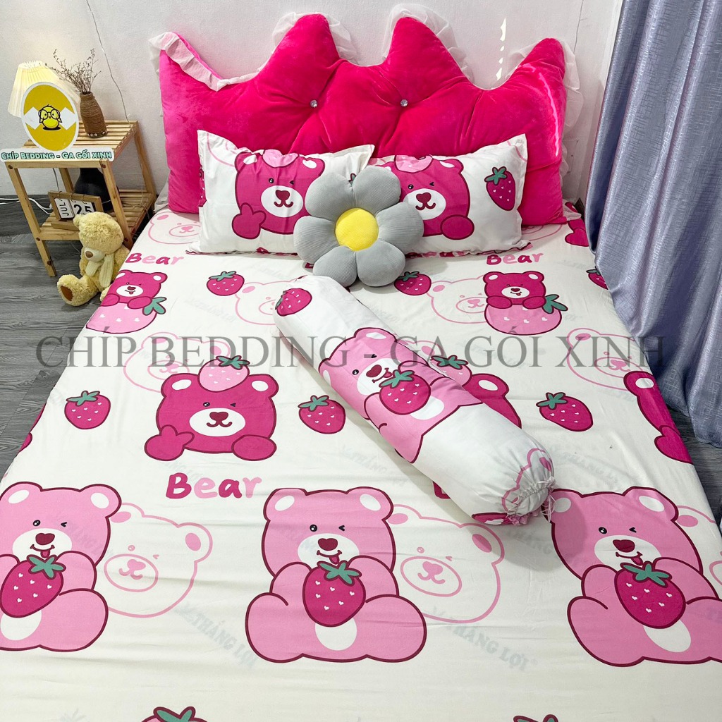 BỘ GA GỐI COTTON POLY 4 MÓN ĐỦ KÍCH THƯỚC