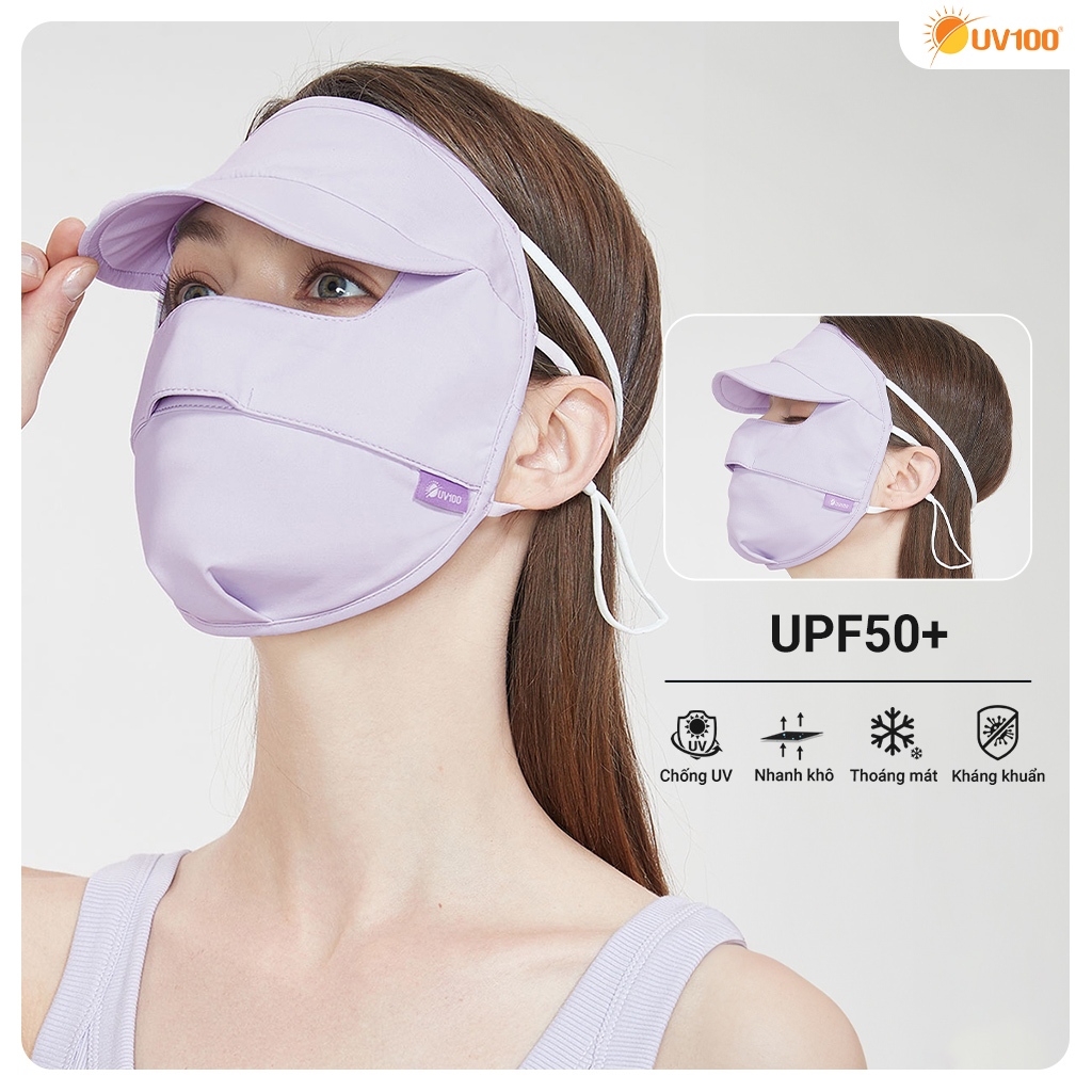 [Chính hãng] Khẩu trang mặt nạ chống nắng UV100 Apex-Cool LB23501 thoáng mát, kháng khuẩn
