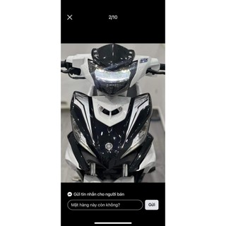 TEM EXCITER 135 LC CHẾ TRẮNG ĐEN XE ĐEN