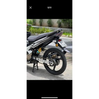 TEM EXCITER 135 LC CHẾ TRẮNG ĐEN XE ĐEN