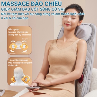 Ghế massage toàn thân BM-N76 có đệm sưởi lót mông giúp thư giãn giảm đau