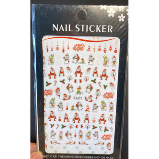 Sticker Nail Noel -Lá Trang Trí Nails