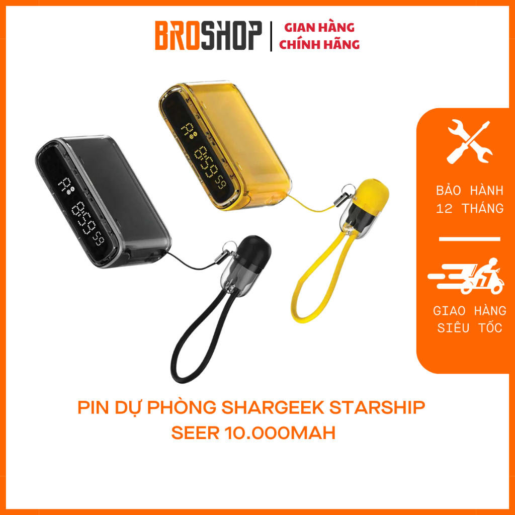 PIN DỰ PHÒNG SHARGEEK STARSHIP SEER 10.000MAH