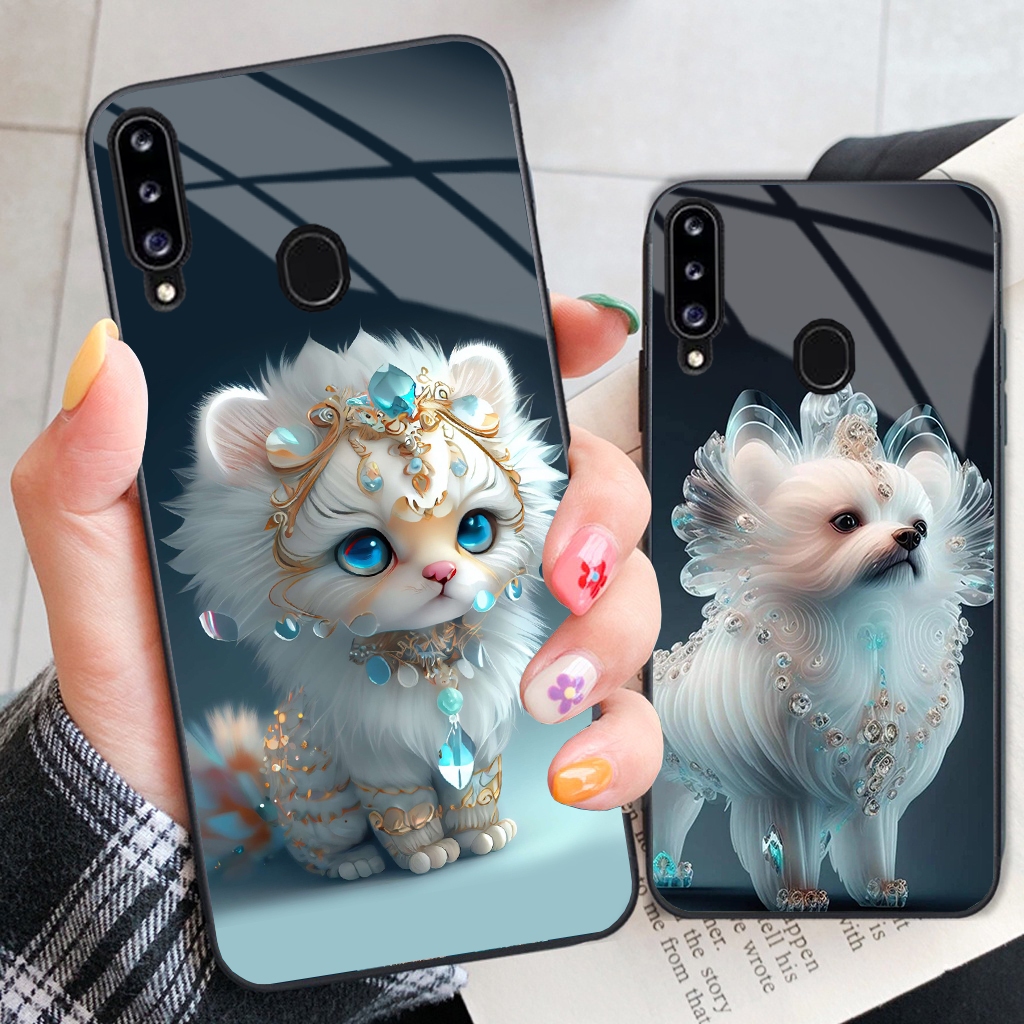 Ốp Lưng Samsung Galaxy A20S Thiết kế bộ 12 con giáp Cute Ngộ Nghĩnh