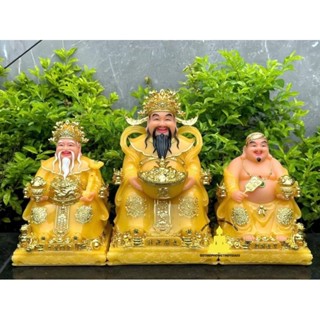 [ Hàng loại1]bộ tượng Thần Tài thổ địa đá thần tiền đá thờ cúng